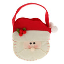 Lovely Santa Claus Christmas Candy Bag Treat Pocket Sweets Storage Bag Festive Home Party Gift Decor