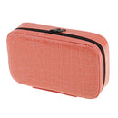 Portable Lightweight Zippered 32 Bottles Essential Oil Carrying Bag Storage Case Holder Organizer Nude