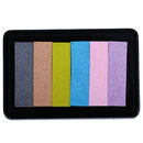 Fashion Ink Pad Korea Stationery DIY Craft for Paper Fabric Wood Colorful Rainbow 3