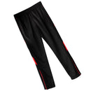 Men Fashionable Clothing Sports Jogging Casual Wear Pants Trousers Fitness Jogger Sweatpants Black And Red L