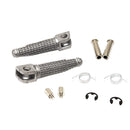 1 Pair of Front & Rear Footpegs Pedals for Suzuki ZX-R9 1998-2003 Z750 Z750S 2007-2010 ER6N ER6F NINJA 650R 2009-2013