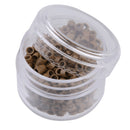 Set Of 500PCS Soft Lined Micro Rings Headwear Hair Extensions Accessory Light Brown 5mm