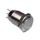 16mm Falt Head Self-locking Resetable Stainless Steel Power switch