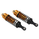 Pair of Aluminum Alloy Front Shock Absorbers Damper 100mm for 1:10 RC Crawler Car Toys Traxxas Slash 4x4 Accessory DIY Gold