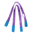 2 Pieces Durable Strong 100cm Lifting Flat Webbing Sling Pulling Strap Tow Strap 1000KG