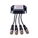 4CH HD Passive Video Balun Transceiver BNC To UTP RJ45 Via Twisted Pairs