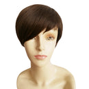 High Temperature Fiber Bob Short Wigs Straight Natural Hair Wig for Women Heat Resistant Fiber Brown