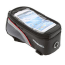 Cycling Bike Bicycle Easy Install Quick Release 4.8inch Touch Screen Phone Purse Sunglasses Storage Holder Pouch Bag Black+Red