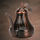 Safe Durable Home Cafe Use Large Capacity Stainless Steel Palace Hand Drip Coffee Pot Fine Mouth Tea Pot Rose Gold