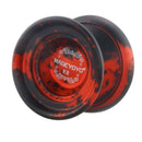 MAGICYOYO Unresponsive YOYO K8 Alloy Professional Yo-yo for 1A 3A 5A String Trick Play - Red Black