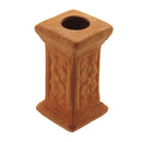 Square Ceramic Red Pottery Pillar Model for 1:12 Dolls House Fixtures Fittings Kit