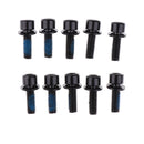 10Pcs Mountain Bike Brake Rotor Bolts Screws 16.5mm Aluminium Alloy Disc Bolt