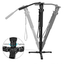 Kingjoy MP3008 167cm/66" Multi-functional Monopod W/ Fluid Drag Damping Pan