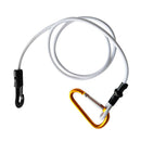 Heavy Duty Safety Kayak Canoe Boat Paddle Leash Elastic Cord with Hook Swivel Clip