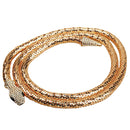Flexible Bendable Snake Jewelry Necklace Choker Bracelet Scarf Holder Bendy Chain Twistable Shape Waistband Belt