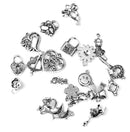 Men Women Mixed Shapes Charms Pendant For Necklace Bracelets Anklet Jewelry Making Accessory PACK OF 20PCS