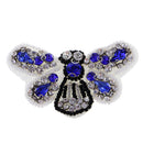 Sew On Patch Embroidered Rhinestones Beaded Applique Butterfly Cloth Decor