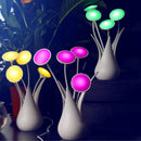 USB Vase Design Desk Lamp Light Bonsai LED Table Lamp Light - Purple