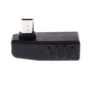Portable Mini 5-pin USB Male to USB 2.0 Female OTG Right Angle Extension Adapter for GPS MP3 MP4