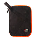 Portable Travel Mini USB Cable Cord Earphone Flash Drive Bag Storage Pouch M Black