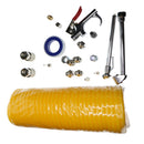Air Tool Connection Accessories Kit Blow Gun Coil Hose Tyre Inflator Gauge