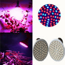 220V E27 Grow Light Bulb Flower Vegetable Plants Growth Hydroponics Bonsai Garden Full Spectrum 3W 72-LED Red Blue