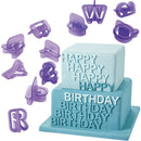40pcs 3D Alphabet Plastic Cookie Cutter Set - Biscuit Pastry Mold Baking