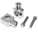 2 Pieces Motorcycle HandleBar Riser Mount Clamp 25MM 1'' For Kawasaki Yamaha
