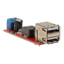 Dual Usb Output 9V/12V/24V/36V to 5VDC-DC 3A Step-down Power Module