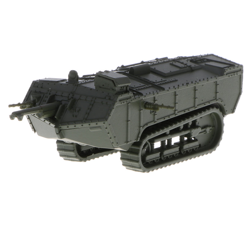1/100 Scale French St-Chamond Model (Later), French Heavy Tank of the First World War, Armoured Fighting Vehicle Toy Collectibles