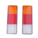 1 Pair 75 LED 24V Tail Reverse Back Up Light Stop Indicator Trailer Truck