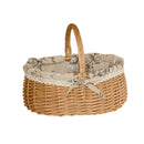 NEW willow woven picnic basket-Rectangle Rectangular Shopping basket