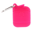 Silicone Protective Cover and Charging Skin Case for AirPods Rose (Pack of 1)