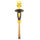 Flat Chisel Masonry Stone Chisel Carving Tool With Non-slip Hand Protection Grip