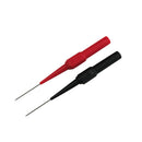 2 pieces Insulation Piercing Needle Non-destructive Pin Test Probes 4mm Banana Socket for Car Tester Red/Black