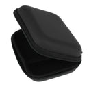Anti-shock Earphone Earbuds Hard Case Headphone Storage Bag Pouch Mesh Pocket Black