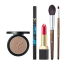 5 Pcs/pack Cosmetic Set Highlight Powder Double Head Eyeliner Eyebrow Pen Waterproof Lipstick Makeup Brushes Kit