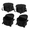 4PCS Round Umbrella Base Weight for Offset Cantilever Outdoor Patio Umbrella Stand Replacement Sand Bag