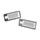 Car LED License Plate Light Number Plate Lamp Tail Lighting Bulb for Audi Auto Tail Rear Light Plug and Play Perfect Fit High Brightness