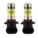 Pair HB4 4300K 100W 1100LM LED Foglight Bulbs DRL for Car Lighting