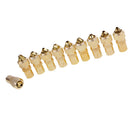 10 Pieces TV Aerial Female Connectors Coaxial RF Cable Plug Grip End Adapter Coupler