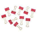 10 Pieces Binder Paper Clip Special Folder Test Paper Data Collection Folder