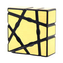 YongJun 1x3x3 Gold Ghost Irregular Speed Magic Cube Twist Puzzle Intelligence Toys for Kids Adults