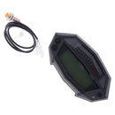 LCD Digital Backlight Motorcycle Odometer SpeedometerTachometer Gauge ED