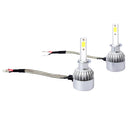 2Pcs H3 6LED Head Light Lamp 72W 8000LM Headlight Car Conversion Kit 6000K