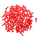 15mm Animal Bear D-Type Nose Kids Plastic Craft Doll Triangular Nose Accessories Red
