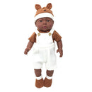 41cm Lifelike Baby Boy Doll Vinyl African-American Newborn Infant Doll