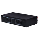 Passive Two In Two Out Audio Switcher Splitter Comparator Stereo Speaker Audio Audio Switch Compatible with all Types of Power Amplifiers and Speakers