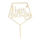 Acrylic Happy Birthday Cake Topper Birthday Party Cake Baking Supplier