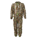 Camouflage Hooded Elastic Wasit Ghillie Suits Clothes Set Jacket Pants for Hunting Shooting Wildfowling